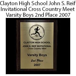 Clayton Invitational 2nd Place 